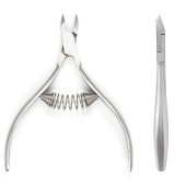 Кусачки маник. для кожи со спир. пружиной; матовые; ручная заточка, Zinger zp-PT-09(5)-M SPIR Кусачки маник. для кожи со спир. пружиной; матовые; ручная заточка, Zinger zp-PT-09(5)-M SPIR