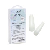 Гелевые типсы для экспресс наращивания "Балерина"(натуральные), 240шт №7078, ruNail Гелевые типсы для экспресс наращивания "Балерина"(натуральные), 240шт №7078, ruNail