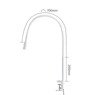 UV led лампа для наращивания ресниц ультрофиолетовая (УФ), белая, 5W