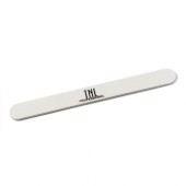 Пилка для ногтей тонкая 120/240 улучшенное качество (белая) в индив. упаковке (пласт. основа) TNL