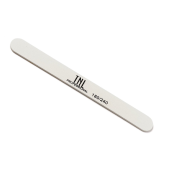 Пилка для ногтей тонкая 180/240 улучшенное качество (белая) в индив. упаковке (пласт. основа) TNL