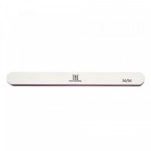 Пилка для ногтей тонкая 240/240 улучшенное качество (белая) в индив. упаковке (пласт. основа) TNL