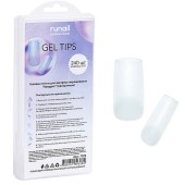 Гелевые типсы для экспресс наращивания "Квадрат"(прозрачные), 240шт №7073, ruNail Гелевые типсы для экспресс наращивания "Квадрат"(прозрачные), 240шт №7073, ruNail