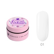 Гель для наращивания и укрепления ADRICOCO Virtuos, жесткий, №1 - прозрачный, 15 мл Гель для наращивания и укрепления ADRICOCO Virtuos, жесткий, №1 - прозрачный, 15 мл