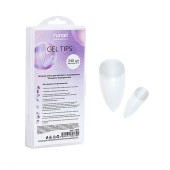 Гелевые типсы для экспресс наращивания "Миндаль"(прозрачные), 240шт №7074, ruNail Гелевые типсы для экспресс наращивания "Миндаль"(прозрачные), 240шт №7074, ruNail