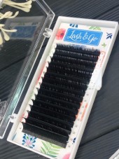 Черные ресницы Lash&Go 0,10/L/16 mm new (16 линий) Черные ресницы Lash&Go 0,10/L/16 mm new (16 линий)
