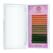 Цветные ресницы Enigma микс 0,10/D/8-12 mm "Deep forest" (15 линий) Цветные ресницы Enigma микс 0,10/D/8-12 mm "Deep forest" (15 линий)