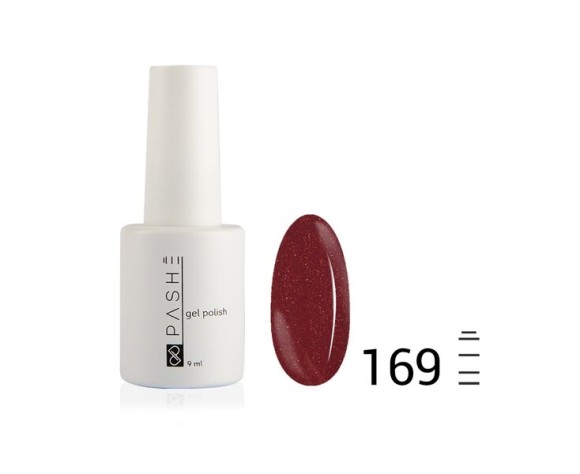 Цветной гель-лак PASHE №169 — «Багровый блеск», (9 мл) Цветной гель-лак PASHE №169 — «Багровый блеск», (9 мл)