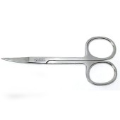 Ножницы маникюрные для ногтей (закругленные;серебряные;удлиненные), Zinger zs-B-140-S-cvd-113 Ножницы маникюрные для ногтей (закругленные;серебряные;удлиненные), Zinger zs-B-140-S-cvd-113