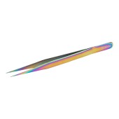 Пинцет прямой тонкий VIVIENNE (Радужный) Пинцет прямой тонкий VIVIENNE (Радужный)
