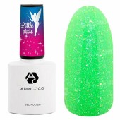 Гель-лак ADRICOCO Little Pixie светоотражающий №16 - Неоновый салатовый, 8 мл Гель-лак ADRICOCO Little Pixie светоотражающий №16 - Неоновый салатовый, 8 мл