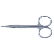 Ножницы маникюрные для ногтей (прямые;серебряные;удлиненные) (aia-29), Zinger zs-B-140-S-str