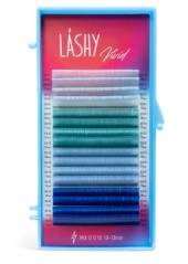 Ресницы цветные LASHY Vivid "Frost" - 16 линий - MIX C 0.07 10-13мм Ресницы цветные LASHY Vivid "Frost" - 16 линий - MIX C 0.07 10-13мм