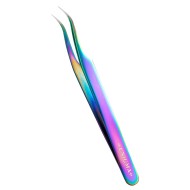 Пинцет изогнутый Enigma (Chameleon) с ручной заточкой extra-sharp