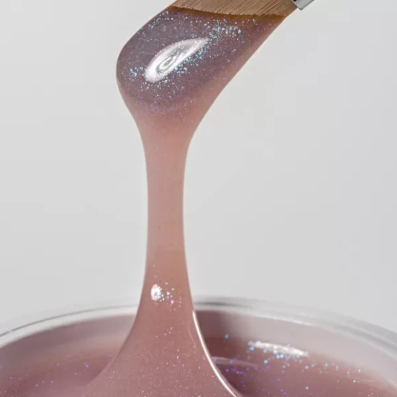 Гель моделирующий с шиммером UV BUILDER GEL Runail Expert №136, 15г банка