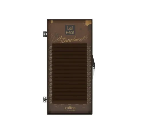 Ресницы коричневые Liberica Le Maitre "Standard Coffee" 16 линий M 0.10 16 мм
